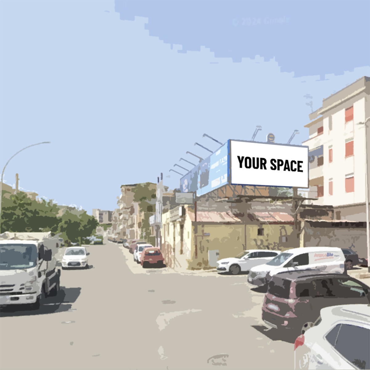 SPAZIO PUBBLICITARIO 600 x 300 Via Ravagnese Superiore (REGGIO CALABRIA) Dal 19/10/2026 al 01/11/2026 14 giorni